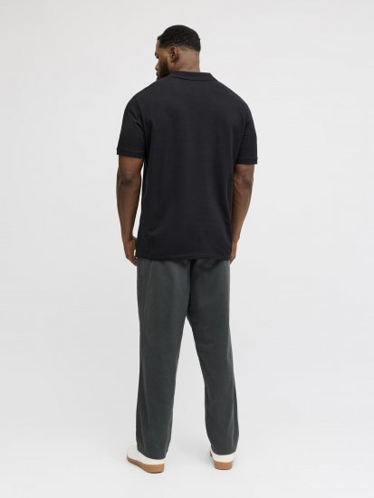 Jack & Jones College Logo Polo Short Sleeve Black - Polokošile - Polokošile 2XL-8XL - Trička s límečkem 2XL-8XL