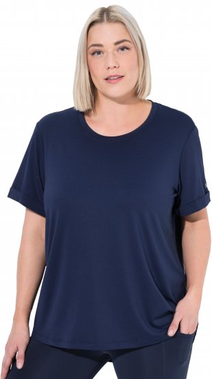 Ulla Popken UPF 50 Quick Drying Tee Navy - Trička - 