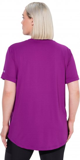 Ulla Popken UPF 50 Quick Drying Tee Blackberry - Trička - 