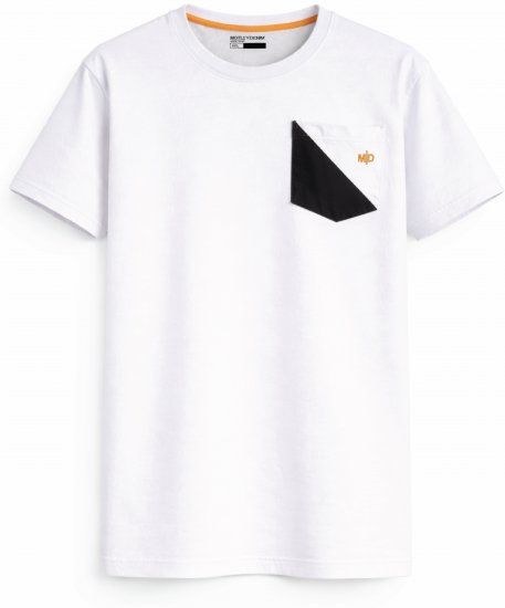 Motley Denim Milan Tričko Bílá - Trička - Trička nadměrné velikosti - 2XL-14XL