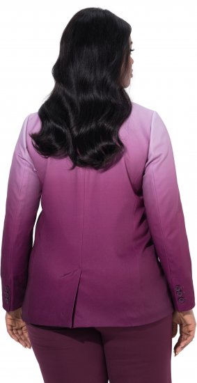 Ulla Popken Sako S Barevným Přechodem Bobulová - Blejzry - 