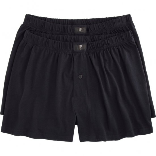 JP1880 Boxers OEKO-TEX Soft Stretch Black - Spodní prádlo - Spodní Prádlo Nadměrné Velikosti 2XL-8XL