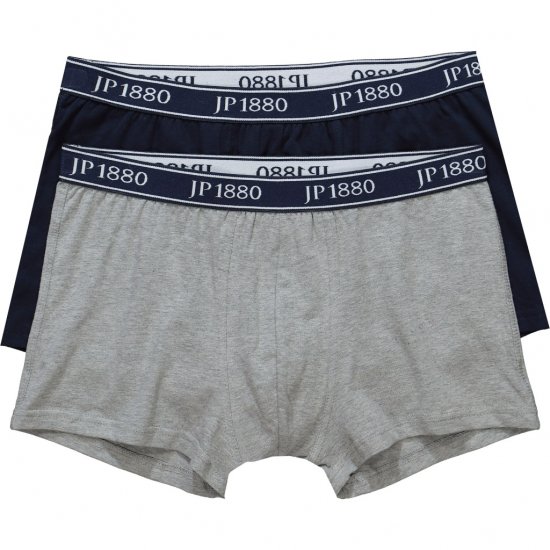 JP1880 Boxershorts Flexnamic 2-Pack Navy/Grey - Spodní prádlo - Spodní Prádlo Nadměrné Velikosti 2XL-8XL