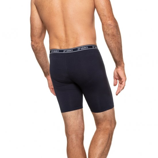 JP1880 Boxers Long OEKO-TEX Flexnamic Navy - Spodní prádlo - Spodní Prádlo Nadměrné Velikosti 2XL-8XL