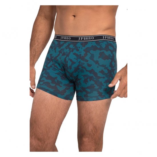 JP1880 Boxershorts Flexnamic OEKO-TEX Mid 2-Pack Blue - Spodní prádlo - Spodní Prádlo Nadměrné Velikosti 2XL-8XL