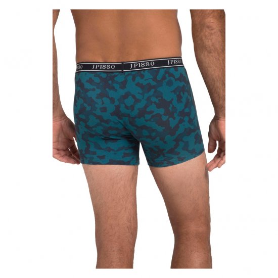 JP1880 Boxershorts Flexnamic OEKO-TEX Mid 2-Pack Blue - Spodní prádlo - Spodní Prádlo Nadměrné Velikosti 2XL-8XL