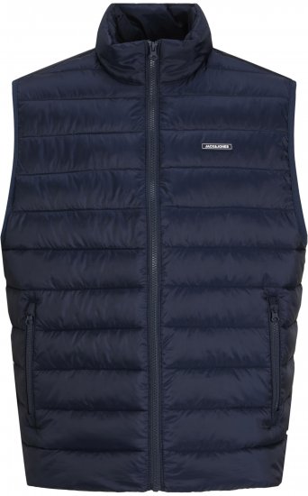 Jack & Jones Louis Light Bodywarmer Puffer Gilet Navy - Vesty - Vesty ve velkých velikostech