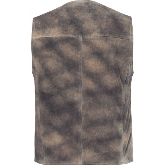 JP1880 Vest Traditional Cowhide Graphite Grey - Trachten & Oktoberfest - Oktoberfest kostýmy ve velkých velikostech (Trachten)