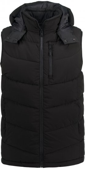JP1880 Quilted Gilet DownTouch Padding Black - Bundy - Bundy Nadměrné Velikosti - 2XL-8XL