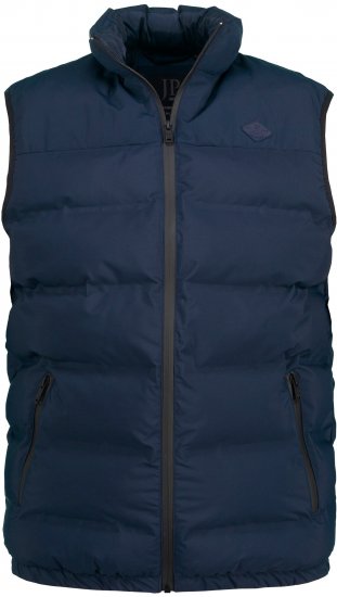JP1880 Quilted Gilet Stand-up Collar Navy - Bundy - Bundy Nadměrné Velikosti - 2XL-8XL