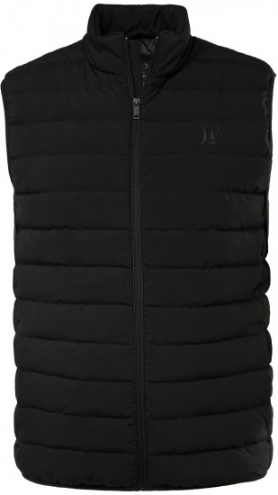 JP1880 Quilted Gilet Stand-Up Collar Black - Bundy - Bundy Nadměrné Velikosti - 2XL-8XL