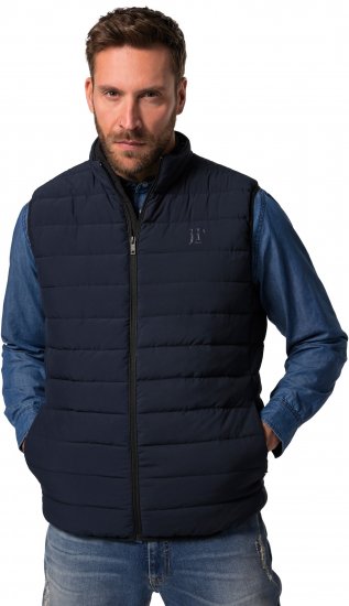JP1880 Quilted Vest Techno Down Padding Navy - Bundy - Bundy Nadměrné Velikosti - 2XL-8XL