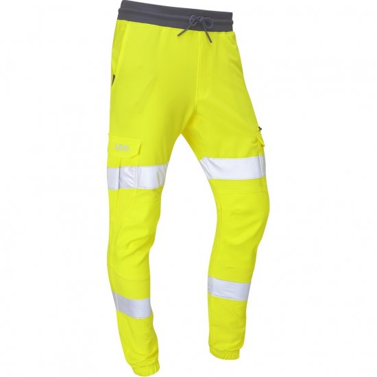 Leo Hawkridge Ecoviz High Performance 4X Stretch Trouser Hi-Vis Yellow - Pracovní oděvy - Pracovní Oděvy 3XL-6XL