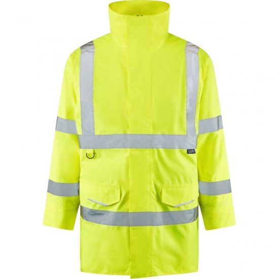 Leo Tawstock EcoViz 4K Baffle Lined Anorak Hi-Vis Yellow - Pracovní Oděvy - Pracovní Oděvy 3XL-6XL