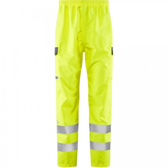Leo Westleigh Ecoviz 10K Performance Breathable Overtrouser Hi-Vis Yellow - Pracovní oděvy - Pracovní Oděvy 3XL-6XL
