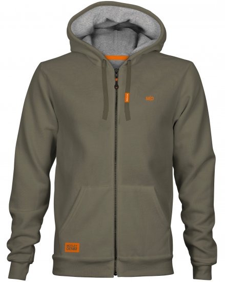 Motley Denim Copenhagen Hoodie Dark Khaki - Mikiny & mikiny s kapucí - Mikiny & Mikiny s kapucí 2XL-12XL