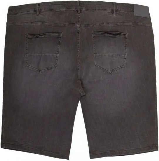 Lavecchia 0908 Bermuda Denim Shorts Black - Šortky - Šortky Nadměrné Velikosti W40-W60