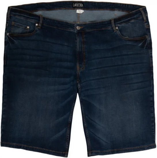 Lavecchia 0908 Bermuda Denim Shorts Blue - Šortky - Šortky Nadměrné Velikosti W40-W60