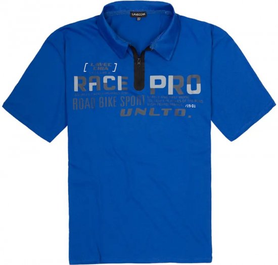 Lavecchia 2030 Polo Shirt Short Sleeve Royal Blue - Polokošile - Polokošile 2XL-8XL - Trička s límečkem 2XL-8XL