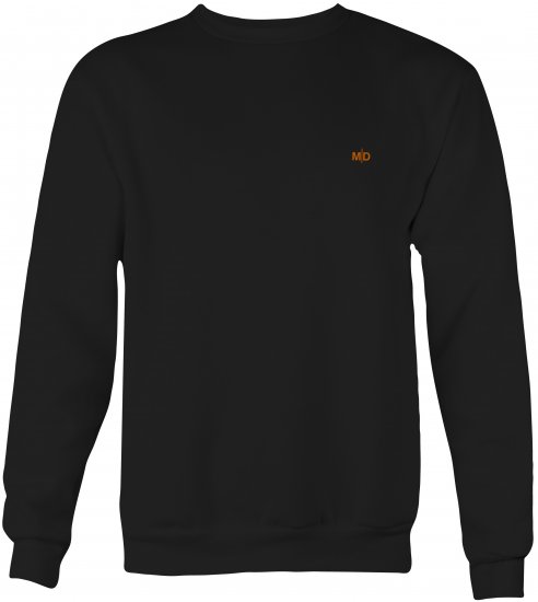 Motley Denim Oslo Sweatshirt Black - Mikiny & Mikiny s kapucí - Mikiny & Mikiny s kapucí 2XL-12XL