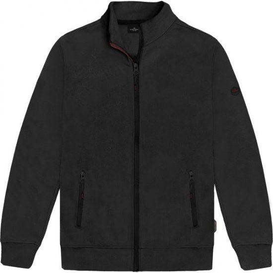 Double Outfitters MTOP-1158 Mikina na zip Černá - Mikiny & mikiny s kapucí - Mikiny & Mikiny s kapucí 2XL-12XL
