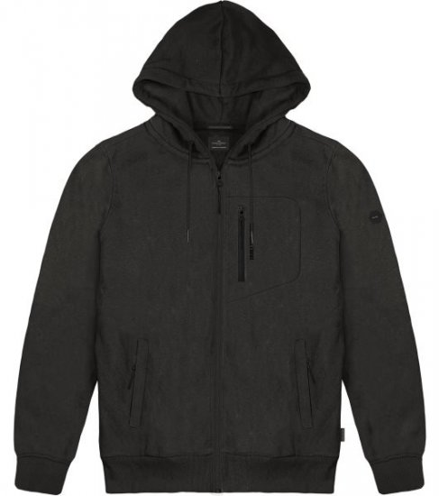 Double Outfitters MTOP-1160 Mikina s kapucí na zip Černá - Mikiny & mikiny s kapucí - Mikiny & Mikiny s kapucí 2XL-12XL
