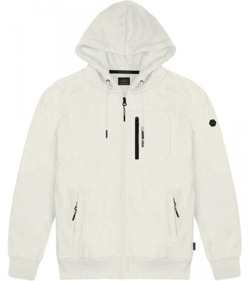 Double Outfitters MTOP-1160 Mikina s kapucí na zip Bílá - Mikiny & mikiny s kapucí - Mikiny & Mikiny s kapucí 2XL-12XL