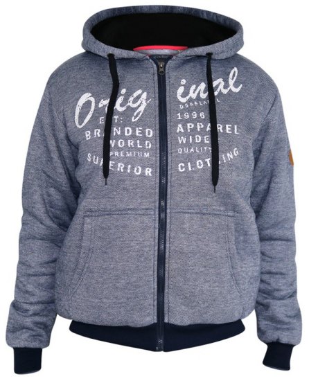 D555 Murdoch Sherpa Lined Hoodie - Mikiny & mikiny s kapucí - Mikiny & Mikiny s kapucí 2XL-12XL