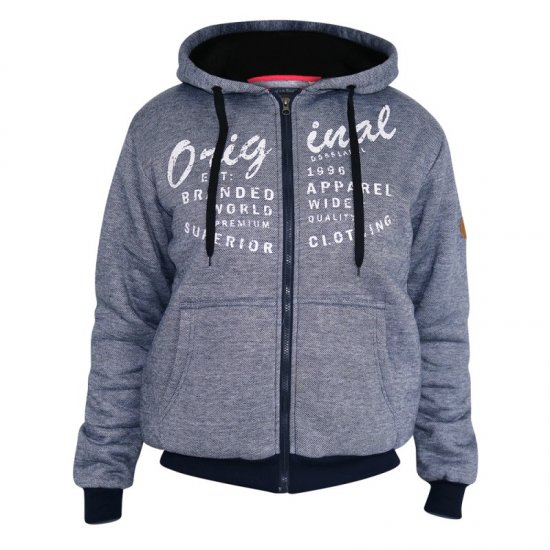 D555 Murdoch Sherpa Lined Hoodie - Mikiny & mikiny s kapucí - Mikiny & Mikiny s kapucí 2XL-12XL
