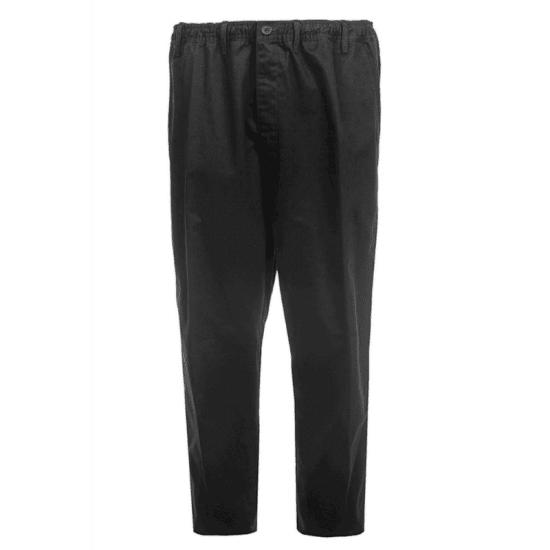 Espionage TR053 Rugby Style Trousers Black - Kalhoty - Pánské Kalhoty Nadměrné Velikosti