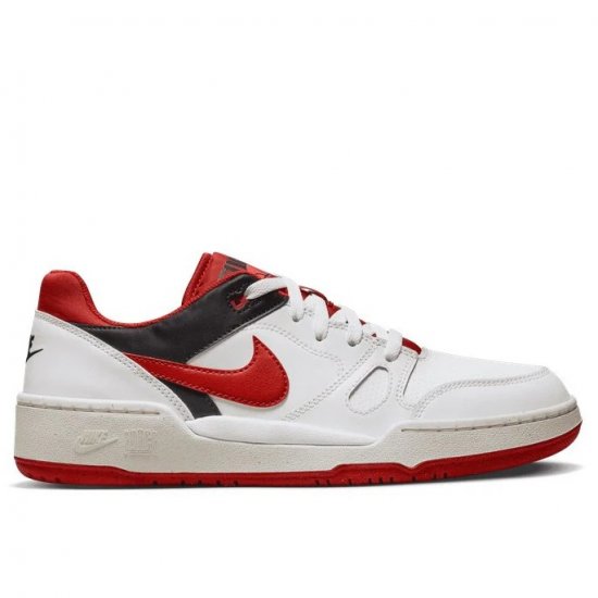 Nike FULL FORCE LO Men Sneakers Red-White - Pánská obuv 40-52 - 