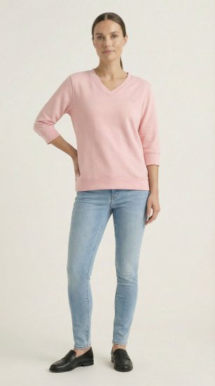 Nora Mikken GELINA Sweater Peach Whip - DÁMSKÉ OBLEČENÍ XS-XXL - 