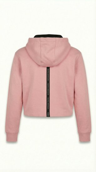 Nora Mikken KAMILLA Cropped Hoodie Peach Whip - DÁMSKÉ OBLEČENÍ XS-XXL - 
