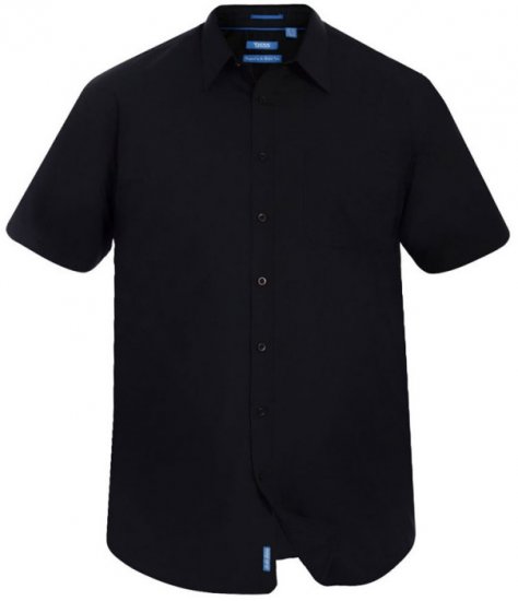 D555 Aeron Easy Iron-Shirt Black - Košile - Košile 2XL-10XL
