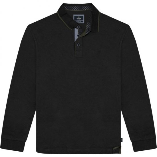 Double Outfitters PS-3098 Polo Shirt Print Black - Polokošile - Polokošile 2XL-8XL - Trička s límečkem 2XL-8XL