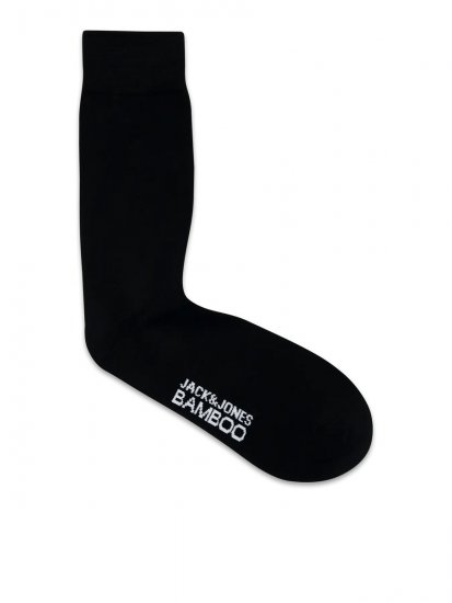 Jack & Jones Basic Bambusové ponožky Černá 5-pack - Spodní prádlo - Spodní Prádlo Nadměrné Velikosti 2XL-8XL