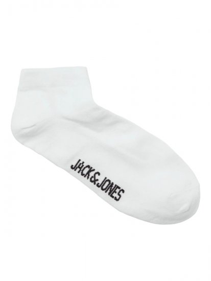 Jack & Jones Louis Ponožky Bílá 3-pack - Spodní prádlo - Spodní Prádlo Nadměrné Velikosti 2XL-8XL