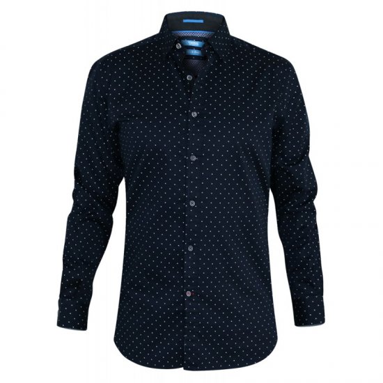 D555 Rashard Long Sleeve Printed Shirt - Košile - Košile 2XL-10XL