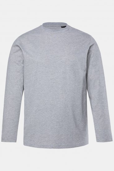 JP1880 Long Sleeve OEKO-TEX T-Shirt Grey - Trička - Trička nadměrné velikosti - 2XL-14XL