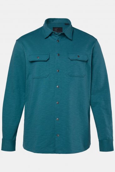 JP1880 Jersey Shirt Long Sleeve Modern Fit Blue - Košile - Košile 2XL-10XL