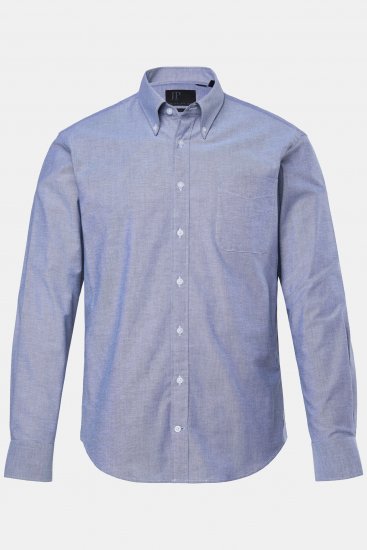 JP1880 Oxford Shirt Long Sleeve Denim Blue - Košile - Košile 2XL-10XL