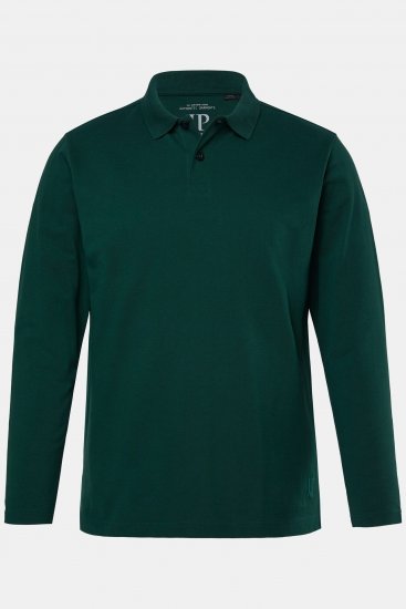 JP1880 Polo Shirt Long Sleeve Pique Dark Green - Polokošile - Polokošile 2XL-8XL - Trička s límečkem 2XL-8XL