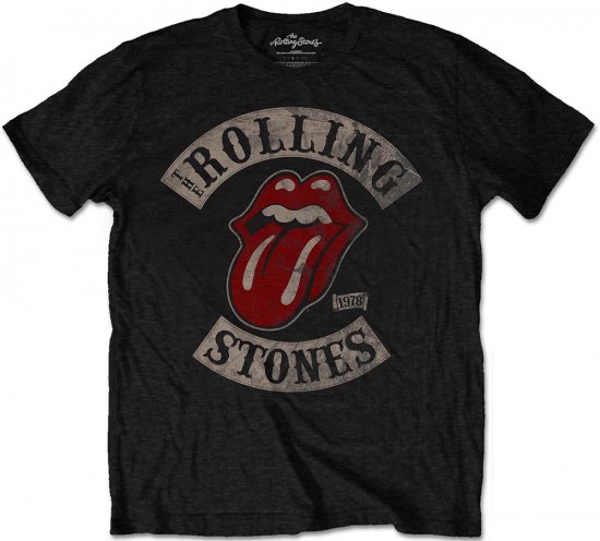 Rolling Stones 1978 Tour T-shirt Black - Trička - Trička nadměrné velikosti - 2XL-14XL