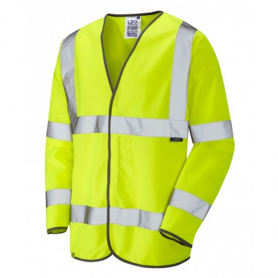 Leo Shirwell Ecoviz Sleeved Waistcoat Hi-Vis Yellow - Pracovní oděvy - Pracovní Oděvy 3XL-6XL