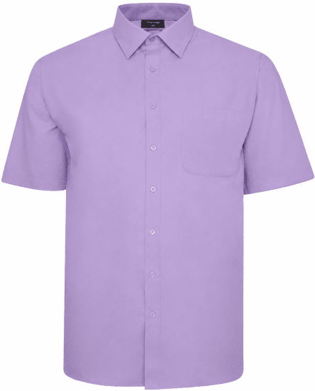 Espionage SH147C jednobarevná košile s krátkým rukávem lila - Košile - Košile 2XL-10XL