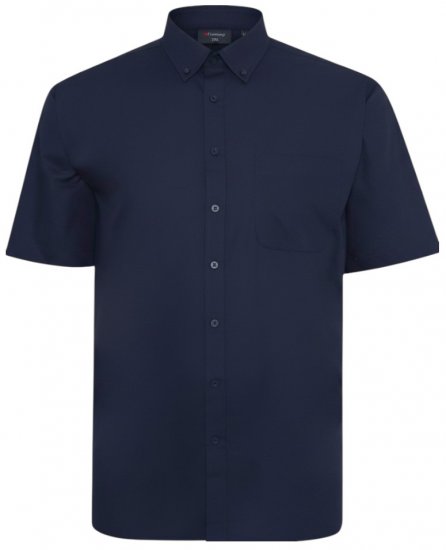 Espionage SH149 Plain Short Sleeve Shirt Navy - Košile - Košile 2XL-10XL
