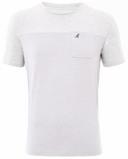 Kangol Sherwin T-shirt Grey - Trička - Trička nadměrné velikosti - 2XL-14XL