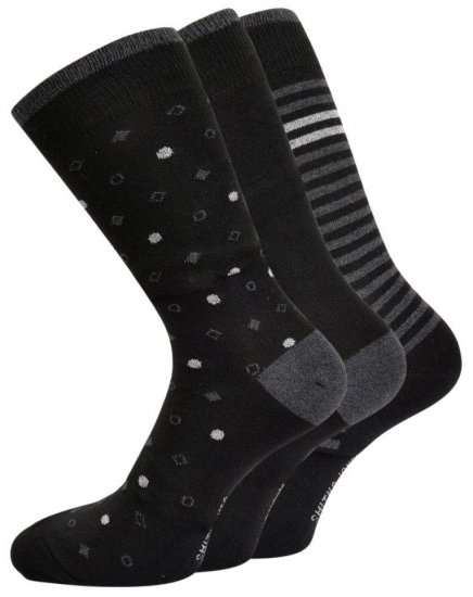 Smith & Jones Smitty 3-pack Socks (46-49) - Spodní prádlo - Spodní Prádlo Nadměrné Velikosti 2XL-8XL