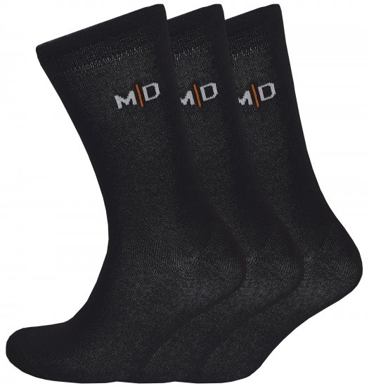 Motley Denim 3-pack Socks Black - Spodní Prádlo - Spodní Prádlo Nadměrné Velikosti 2XL-8XL