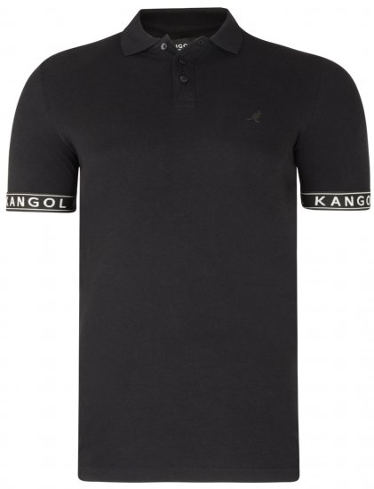 Kangol Steep Polo Black - Polokošile - Polokošile 2XL-8XL - Trička s límečkem 2XL-8XL